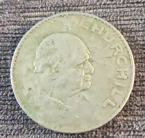 Elizabeth 1965 crown coin - elizabeth,