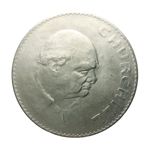 1965 churchill crown coin - 1965, uk