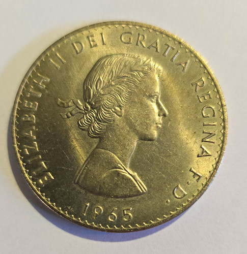 1965 elizabeth crown - ii, coin