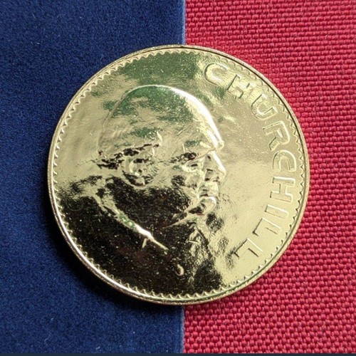 Gold plated 1965 sir winston - gold,