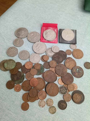 Great britain assorted coins - great, /