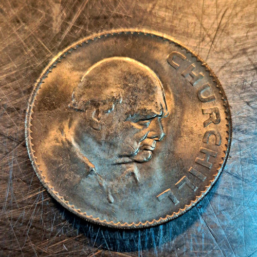 1965 elizabeth crown coin - crown,
